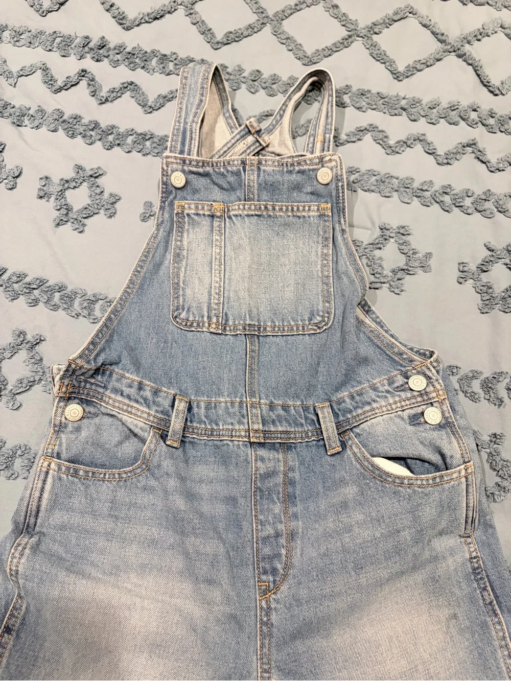 Light Blue Denim Overalls for Women - Relaxed Fit